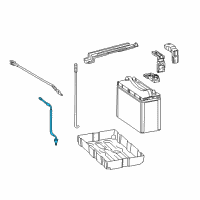 OEM 2015 Lexus CT200h Hose, Battery Diagram - 28885-37090