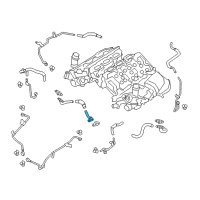 OEM 2019 Infiniti Q60 Pipe Assembly-Oil Outlet Diagram - 15197-5CA0B