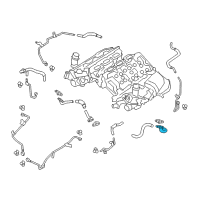 OEM 2017 Infiniti Q60 Pipe Assembly-Oil Outlet Diagram - 15197-5CA1C