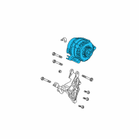 OEM 2003 Chevrolet Impala GENERATOR Assembly (Remanufacture) Diagram - 19244734