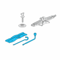 OEM 2007 Honda Element Tool Set Diagram - 89000-SCV-A00