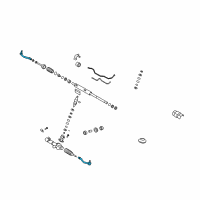 OEM Hyundai Sonata End Assembly-Tie Rod, RH Diagram - 56820-3K010