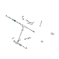 OEM Kia Amanti Bellows-Steering Gear Box Diagram - 577403K000