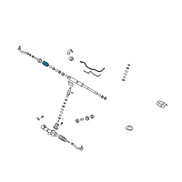 OEM Hyundai Sonata Bellows-Steering Gear Box Diagram - 57740-3K000