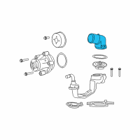 OEM 2013 Ford Expedition Water Outlet Diagram - 9L3Z-8592-A