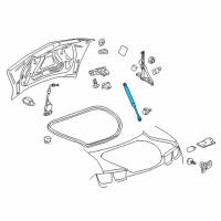 Genuine Chevrolet Camaro Support Cylinder diagram