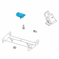 OEM 1997 Dodge Viper ISOLATOR-Transmission Mount Diagram - 4643318AC