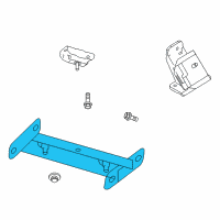 OEM 2009 Dodge Viper CROSSMEMBER-Transmission Diagram - 5037263AB