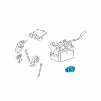 OEM Cadillac Sensor Diagram - 25930324