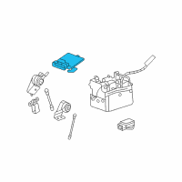 OEM 2008 GMC Yukon XL 1500 Module Asm-Electronic Suspension Control Diagram - 25971217