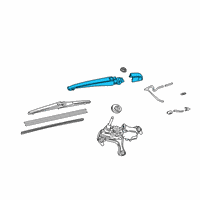 OEM Lexus UX200 Rear Wiper Arm Diagram - 85241-76010