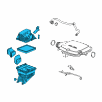 OEM 2019 Chevrolet Colorado Air Cleaner Assembly Diagram - 84100383