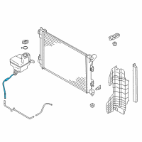 OEM 2017 Kia Forte5 Hose-Radiator Reservoir(B Diagram - 25451A7100