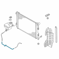 OEM 2014 Kia Forte5 Hose-O/FLOW Diagram - 25443A7700