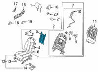 OEM Kia Sorento Heater-Front Seat Ba Diagram - 88370P2000