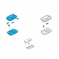OEM 2005 Mercury Mariner Overhead Lamp Diagram - 3L8Z-13776-AAC
