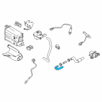 OEM 2017 Nissan Rogue Sport Hose-Anti Evaporation Control Diagram - 14912-6MA2A