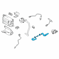 OEM Nissan Rogue Sport Hose-Fuel Evaporation Control Diagram - 14912-6MA0A