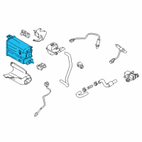 OEM 2018 Nissan Rogue Sport CANISTER Assembly E Diagram - 14950-6MA0B