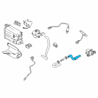 OEM Nissan Hose-Anti Evaporation Control Diagram - 14912-6MA1A