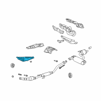 OEM Toyota Celica Heat Shield Diagram - 58151-20160