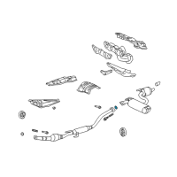 OEM 2003 Toyota Celica Rear Pipe Assembly Gasket Diagram - 17451-22040