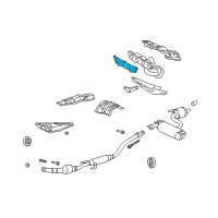 OEM 2005 Toyota Celica Manifold Gasket Diagram - 17173-88601