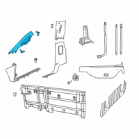 OEM 2019 Ram 3500 Panel-A Pillar Diagram - 6NF75TX7AD