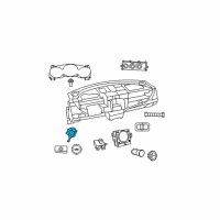 OEM 2014 Jeep Compass Switch-Stop Lamp Diagram - 56054001AD