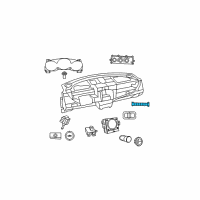 OEM Dodge Avenger Switch-Instrument Panel Diagram - 4602810AD