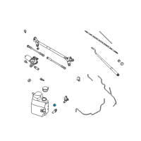 OEM 2005 Infiniti QX56 Washer (GROMMET) Diagram - 16453-ZC30A