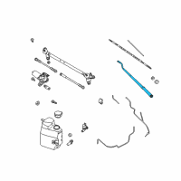 OEM 2009 Nissan Titan Windshield Wiper Arm Assembly Diagram - 28881-ZC30A