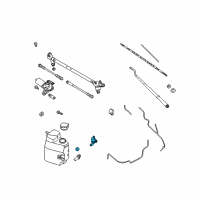 OEM Nissan Armada Pump Assy-Washer Diagram - 28920-7S000