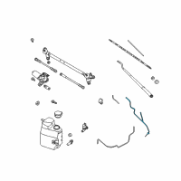 OEM 2015 Nissan Armada Hose-Washer Diagram - 28935-7S010