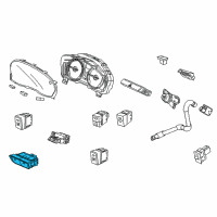 OEM Acura TLX Switch Assembly, Trunk & F Diagram - 35800-TZ3-A01