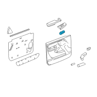 OEM Cadillac Escalade EXT Window Switch Diagram - 15883318
