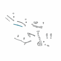 OEM 2010 Buick Enclave Front Blade Diagram - 25941805