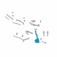 OEM 2014 Buick Enclave Washer Reservoir Diagram - 15254825