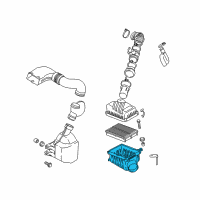 OEM 2009 Hyundai Tucson Body-Air Cleaner Diagram - 28112-2E000