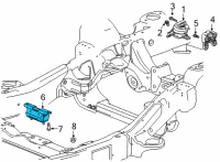 OEM 2022 GMC Yukon XL Mount Diagram - 84827982