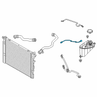 OEM 2021 BMW 745e xDrive HOSE BETWEEN RADIATOR-EXPANS:171040 Diagram - 17-12-9-430-883
