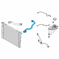 OEM 2021 BMW 530i xDrive COOLANT RETURN LINE Diagram - 17-12-8-678-491