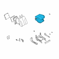 OEM 2007 Nissan Maxima Cushion Assy-Front Seat Diagram - 87300-ZK53C