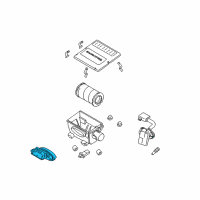 OEM Mercury Air Inlet Duct Diagram - 9L8Z-9A675-B