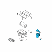 OEM 2009 Ford Escape Air Inlet Tube Diagram - AL8Z-9B659-A