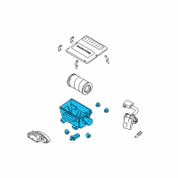 OEM Ford Escape Air Cleaner Body Diagram - 9L8Z-9A600-A