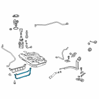 OEM 2015 Toyota Avalon Mount Strap Diagram - 77602-06080