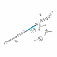 OEM 2006 Chrysler Crossfire Steering Column Shaft Diagram - 5101703AA