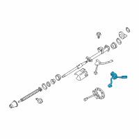 OEM 2005 Chrysler Crossfire Switch-Turn Signal Diagram - 5098519AA