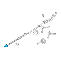 OEM Chrysler Crossfire Cover-Steering Column Diagram - 5099402AB